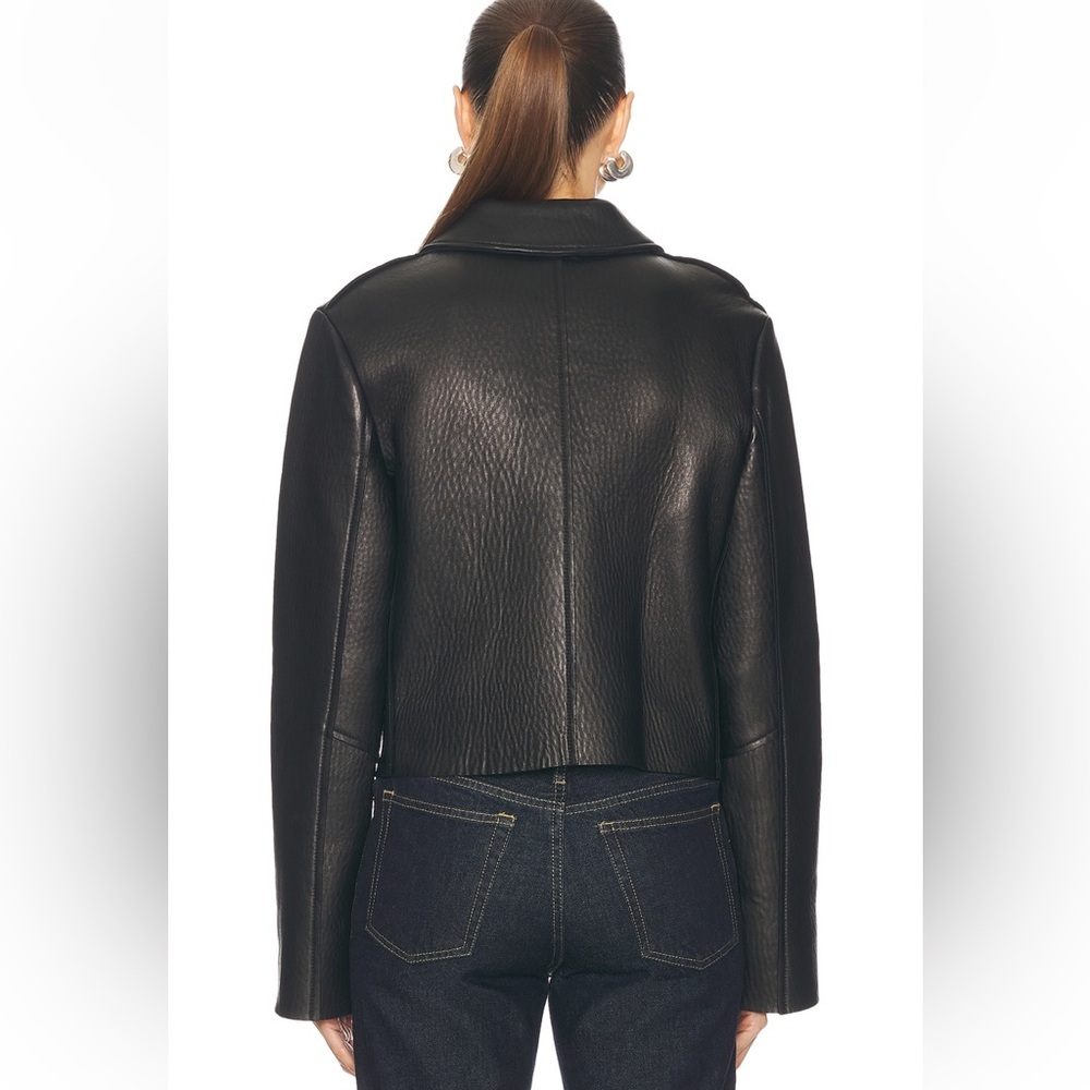 Acne Studios Libo Leather Black Jacket - Picture 7 of 7